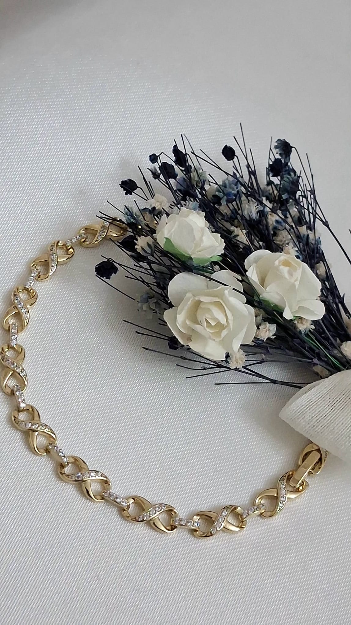 XUPING Bileklik - Sonsuzluk Figürlü Zirkon Taşlı